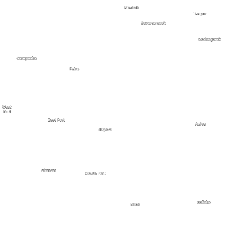 sakhal Map Names