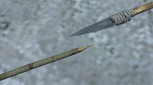 Spear Vs Sharpened Stick
